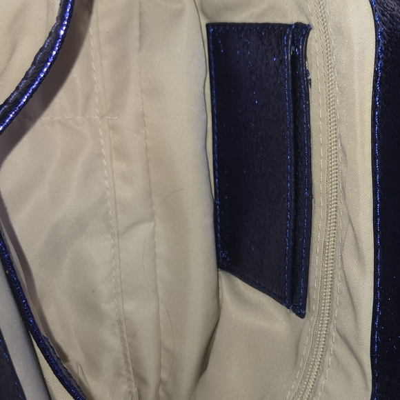 INC Velvet Blue Clutch Crossbody - Picture 4 of 15